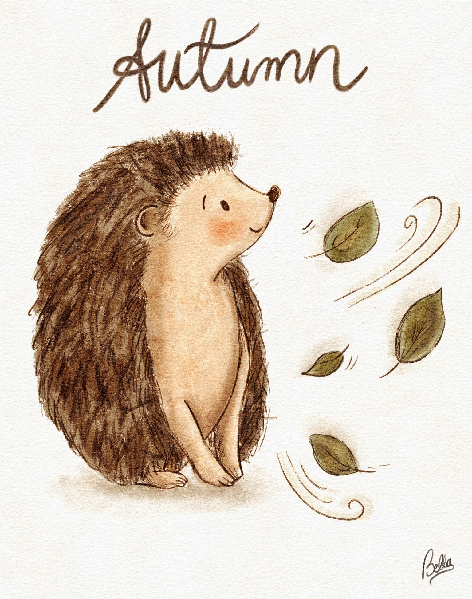 Happy Autumn Hedgehog 🍂 - image 1 - student project