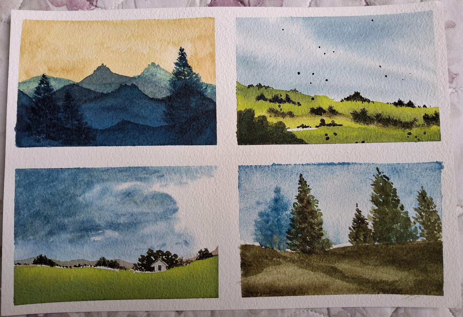 Watercolor Landscapes - image 1 - student project