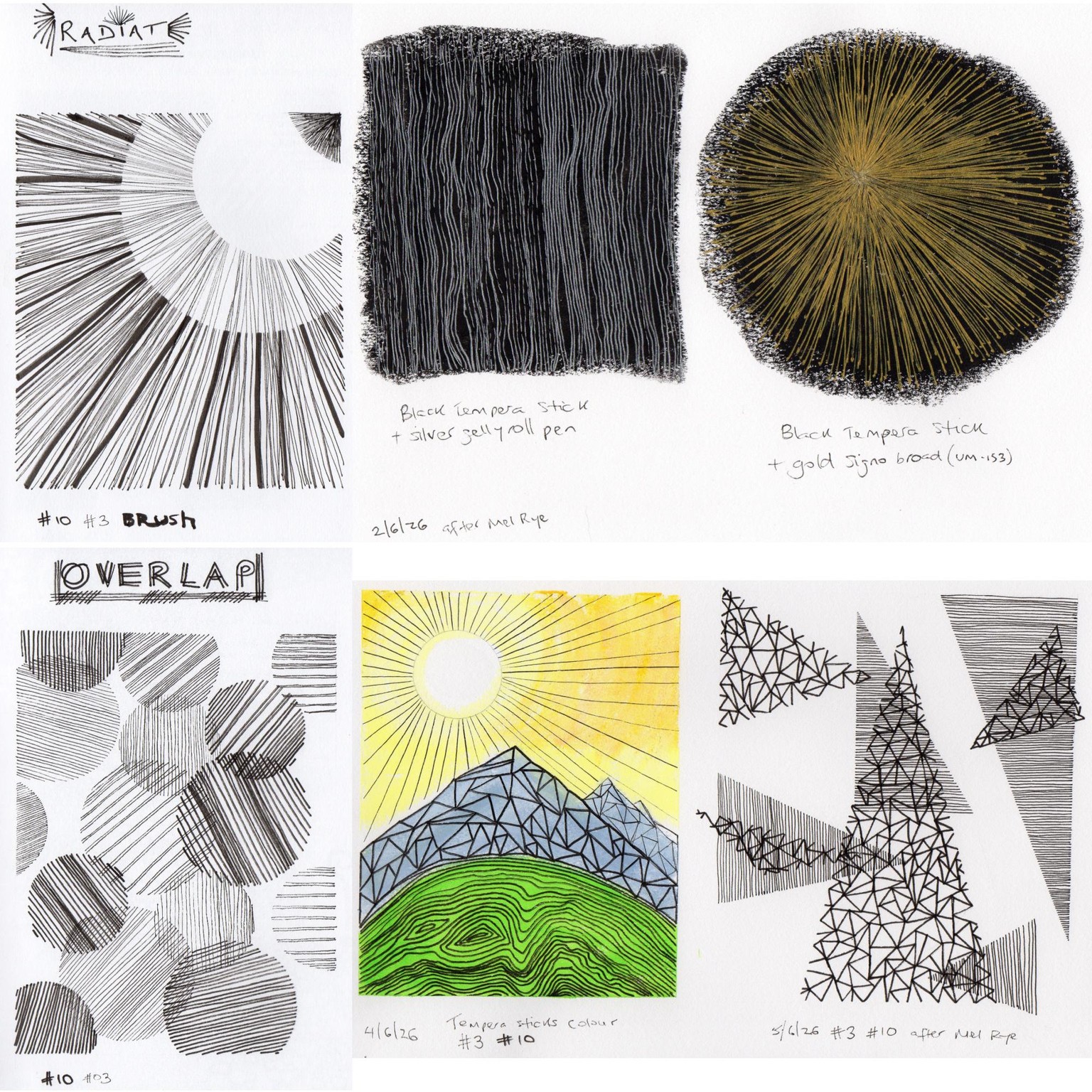 Mindful Drawing with Mel Rye - image 3 - student project