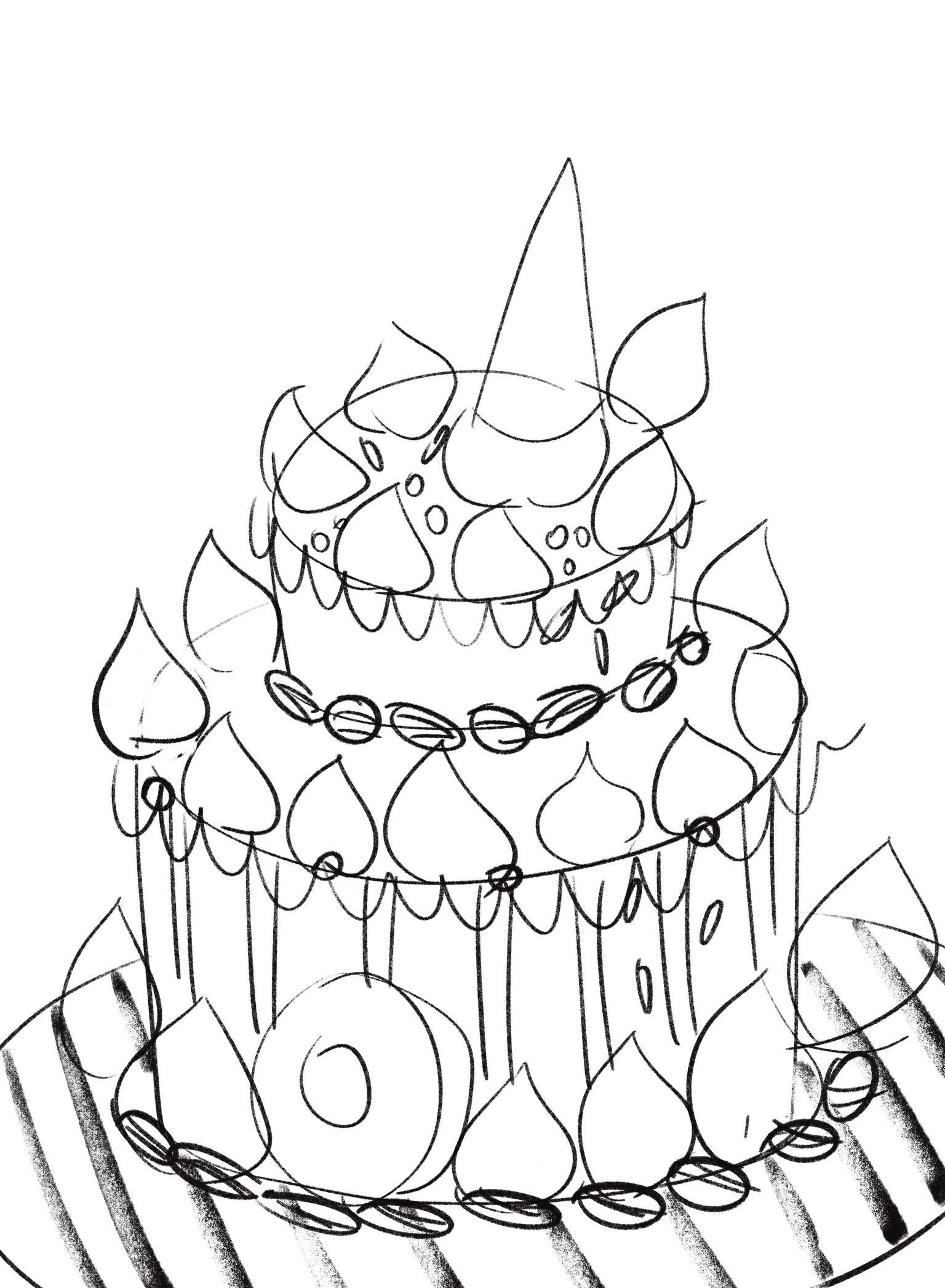 Beautiful Birthday Cake Art - image 4 - student project