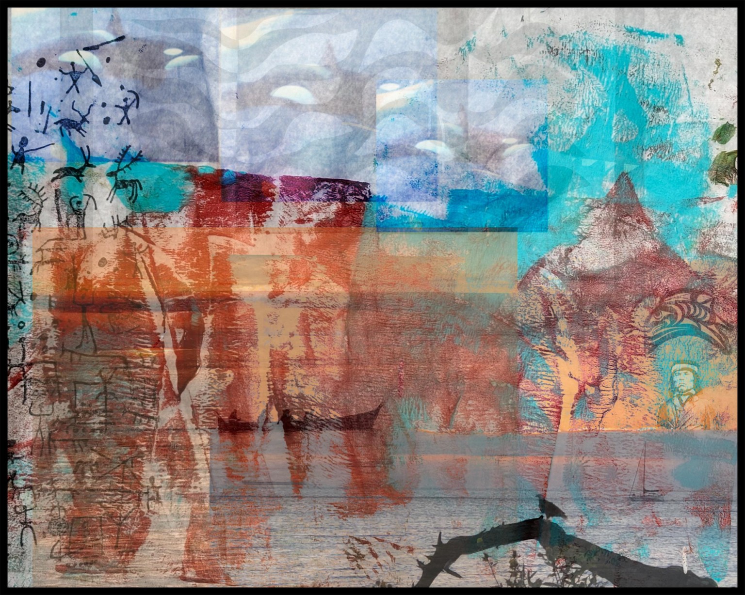 Artist Inspired Procreate Collage - image 1 - student project
