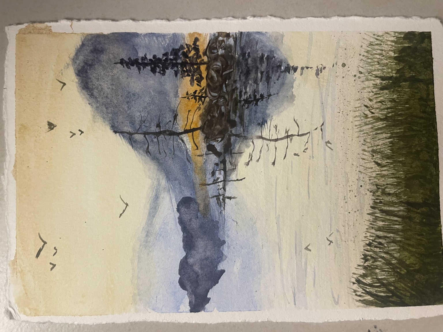 Mountains and lake - image 1 - student project