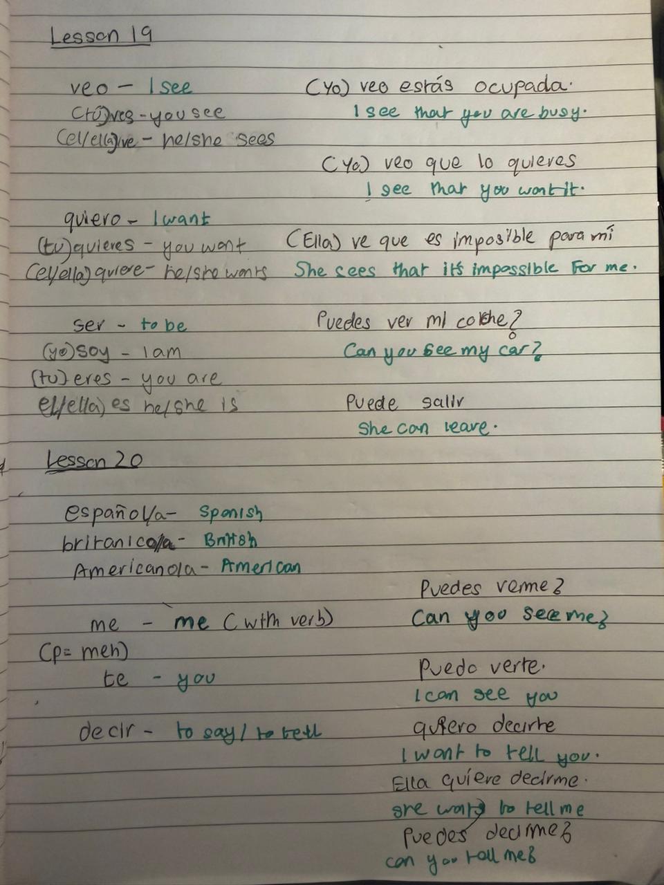 Level 1 Spanish Learning Journey! - image 3 - student project