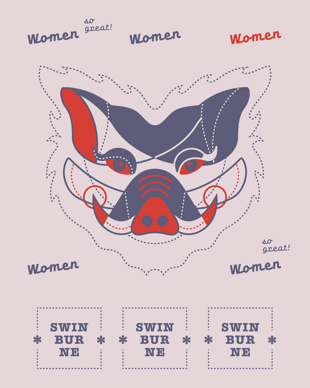Female Razorback, Swinburne University Mascot is a Male - image 2 - student project