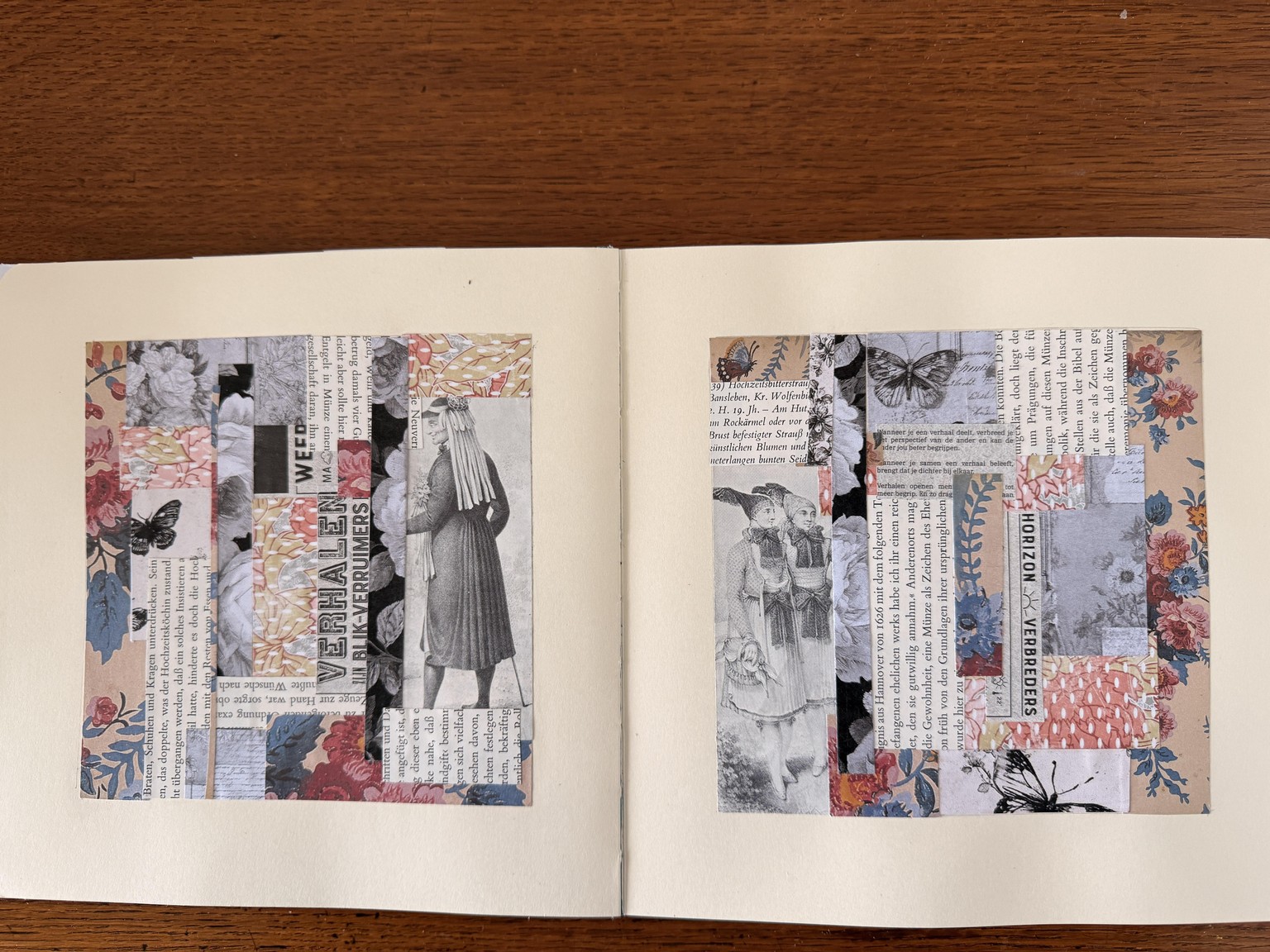 Day 1 - 5 Collage sketchbook challenge - image 1 - student project
