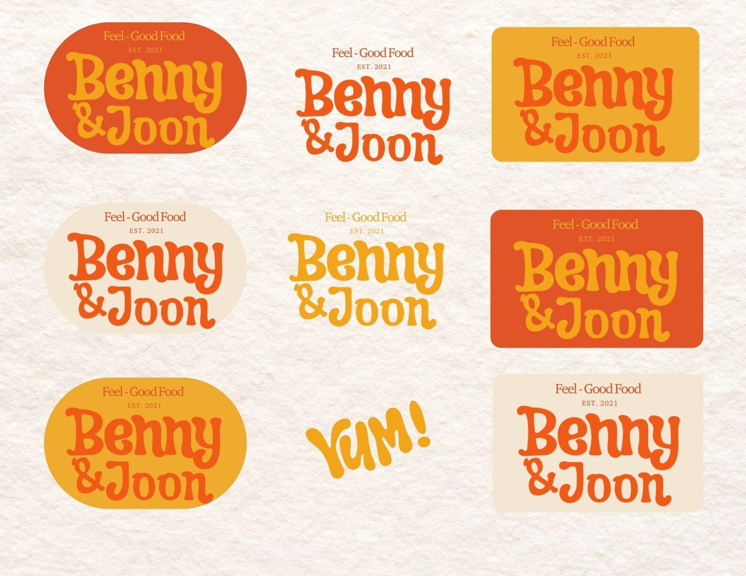Benny & Joon Menú, logo and bag - image 1 - student project