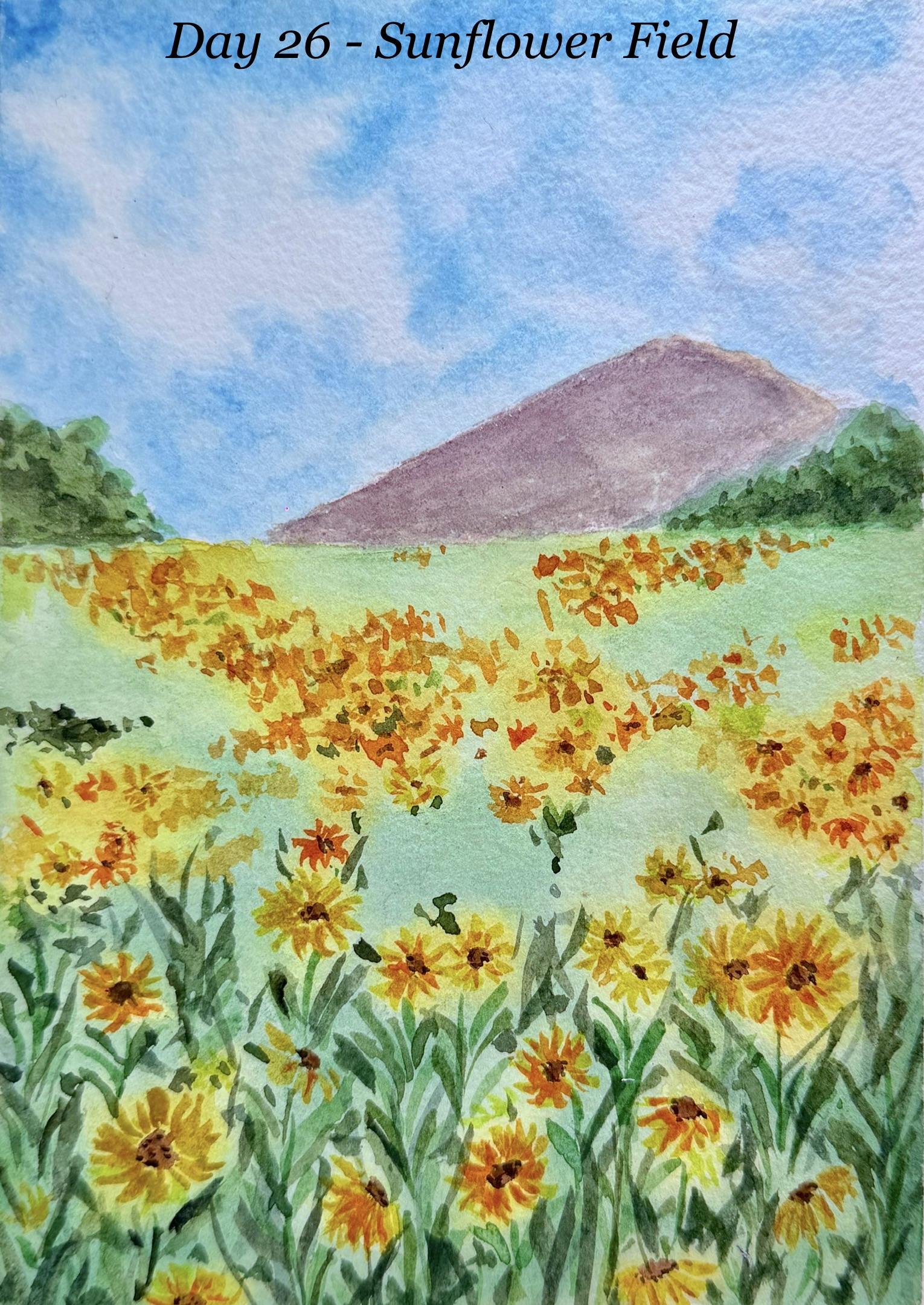 Nature in watercolour - image 28 - student project