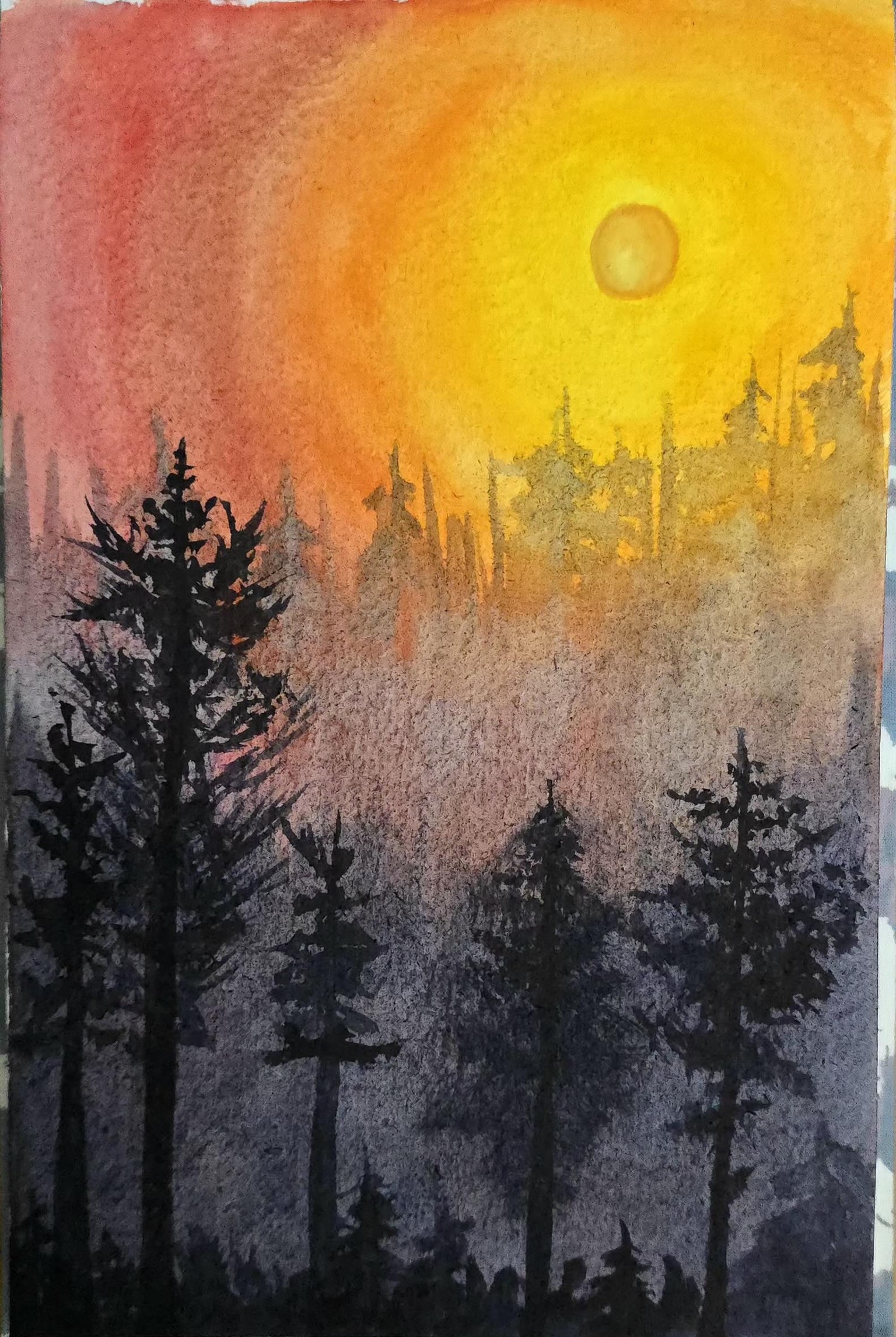 30 days of Unwinding with watercolour - image 20 - student project