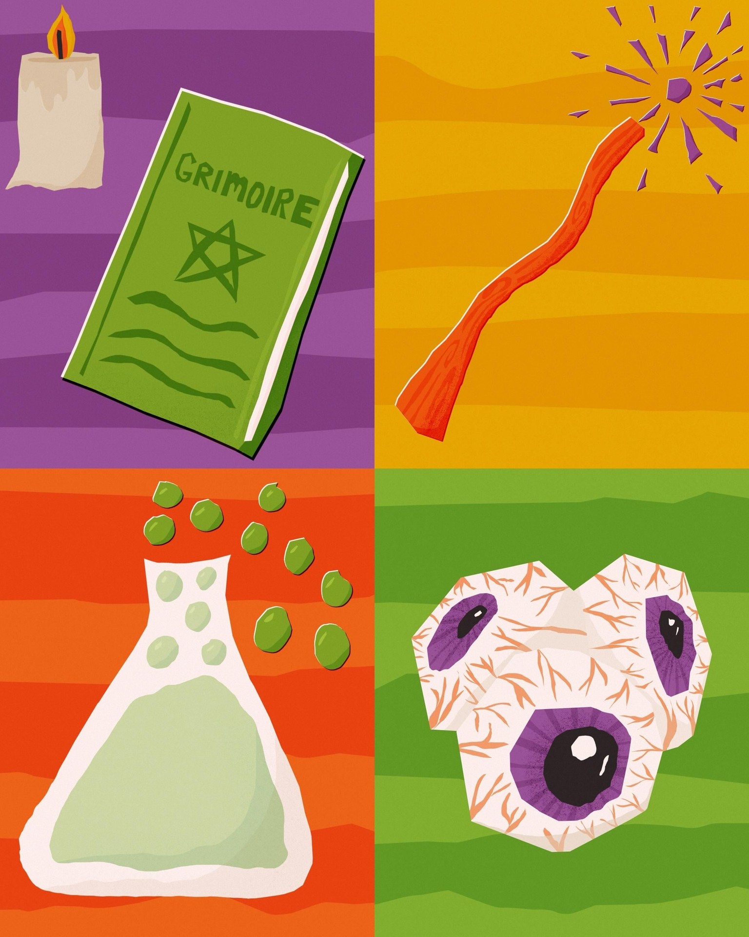 Spooky Wonky Illustrations - image 6 - student project