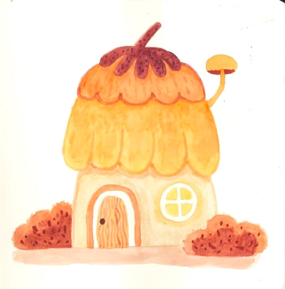 Not Very Confident Watercolor - image 2 - student project
