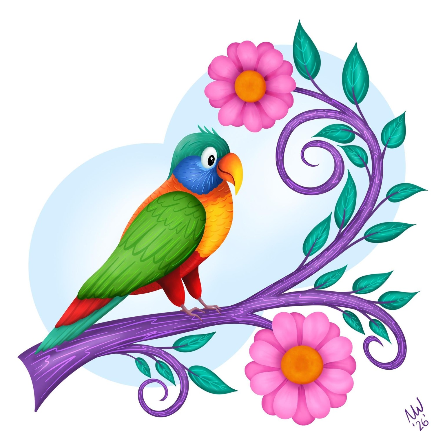 Rainbow Lorikeet - image 4 - student project