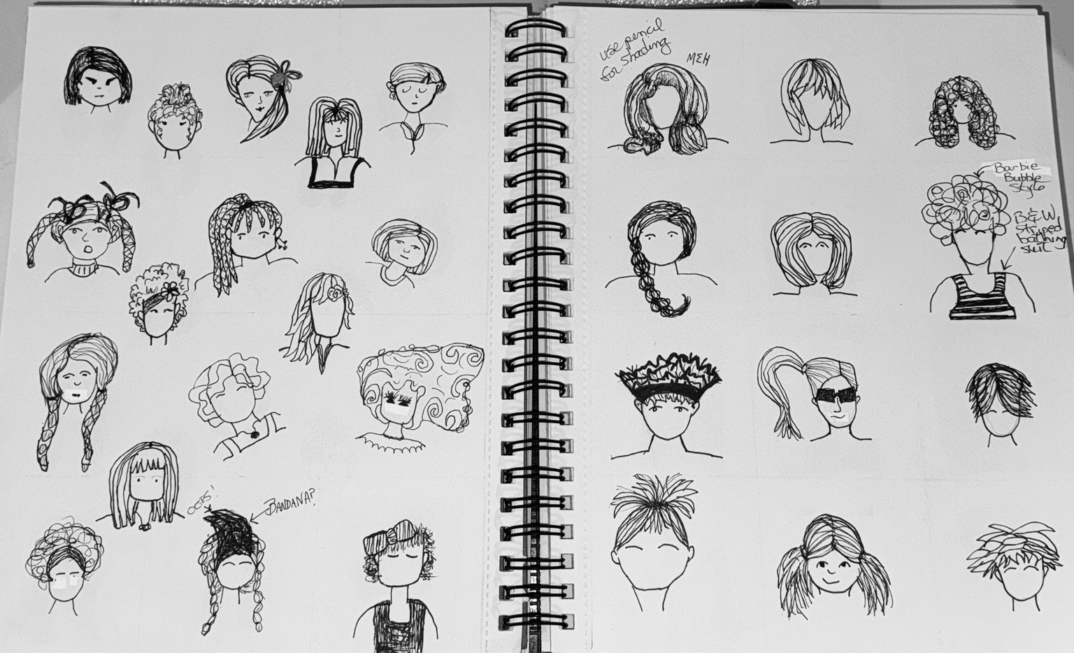 Doodle Hair Styles - image 1 - student project