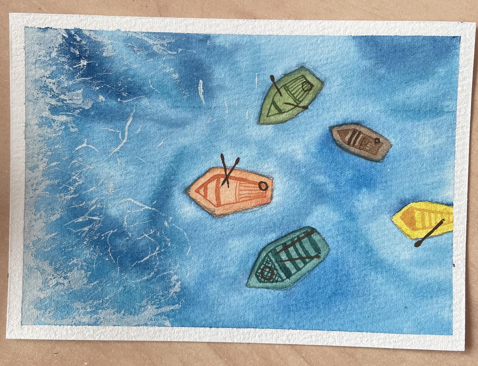 15 Summer Seaside Paintings - image 6 - student project