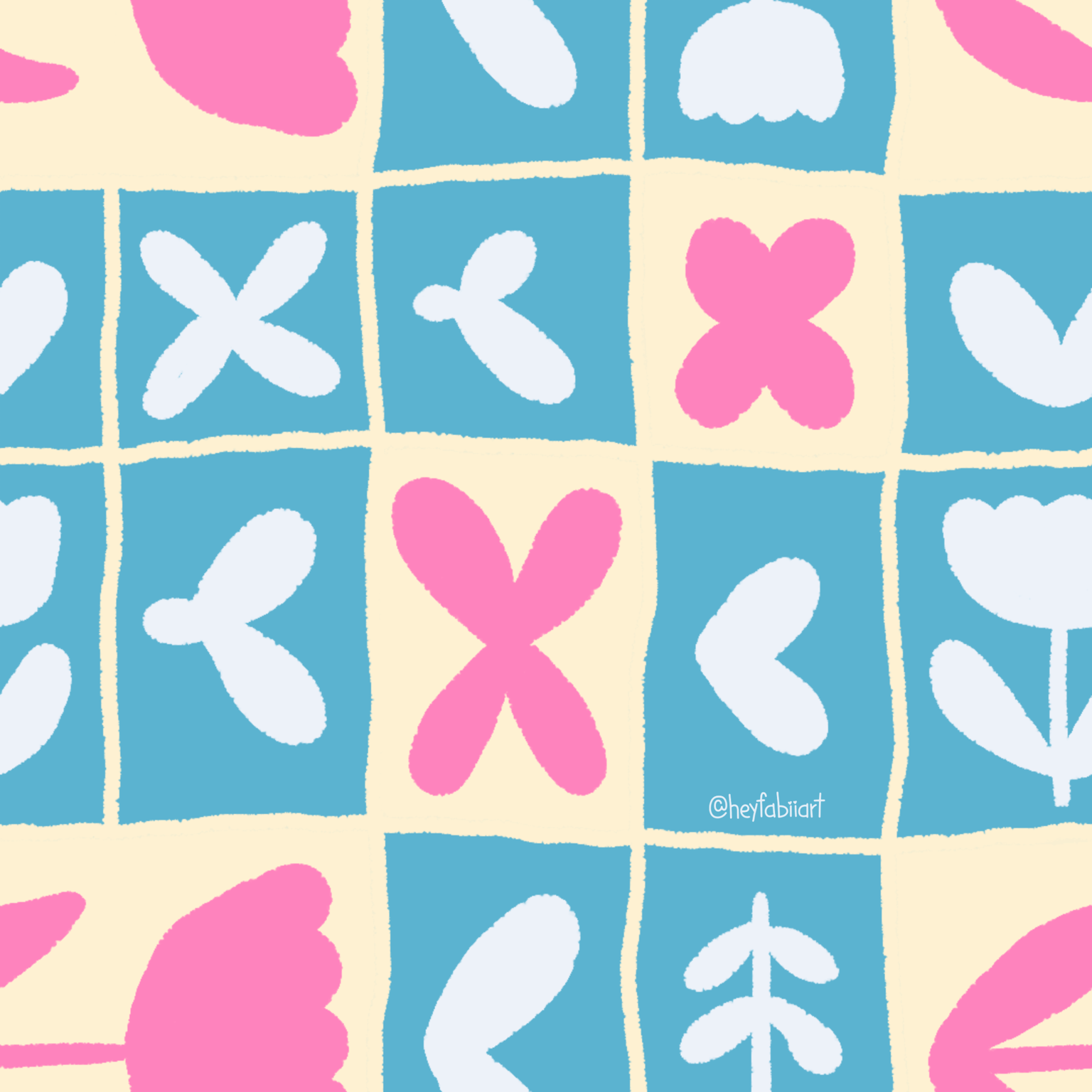 Floral grid - image 1 - student project