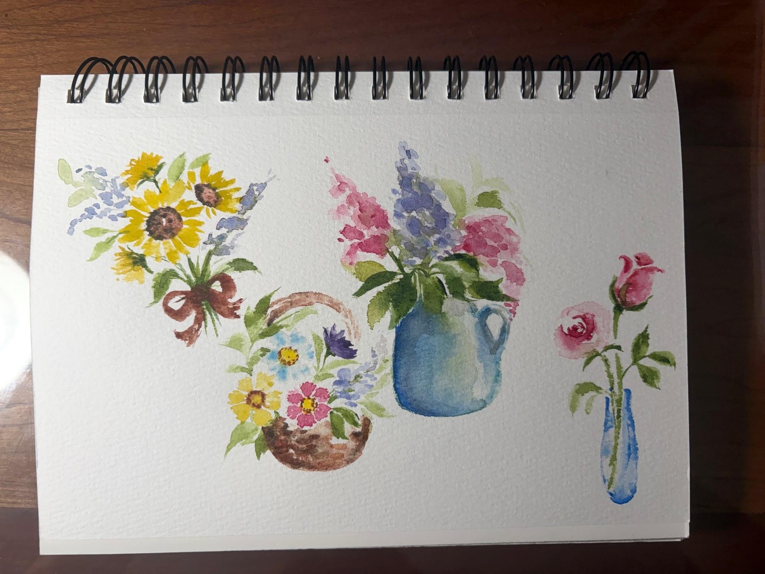 Mini Watercolor Florals - image 1 - student project