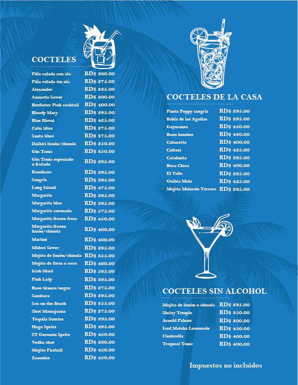 Redesign of the dishes and drinks menu - image 2 - student project