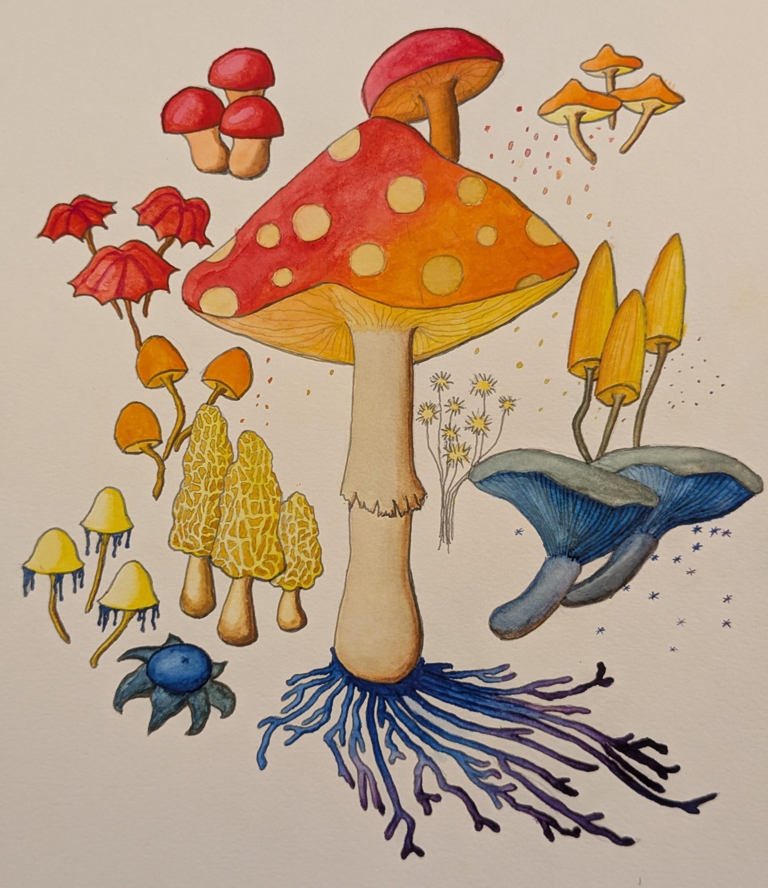 Psychedelic Mushrooms - image 1 - student project