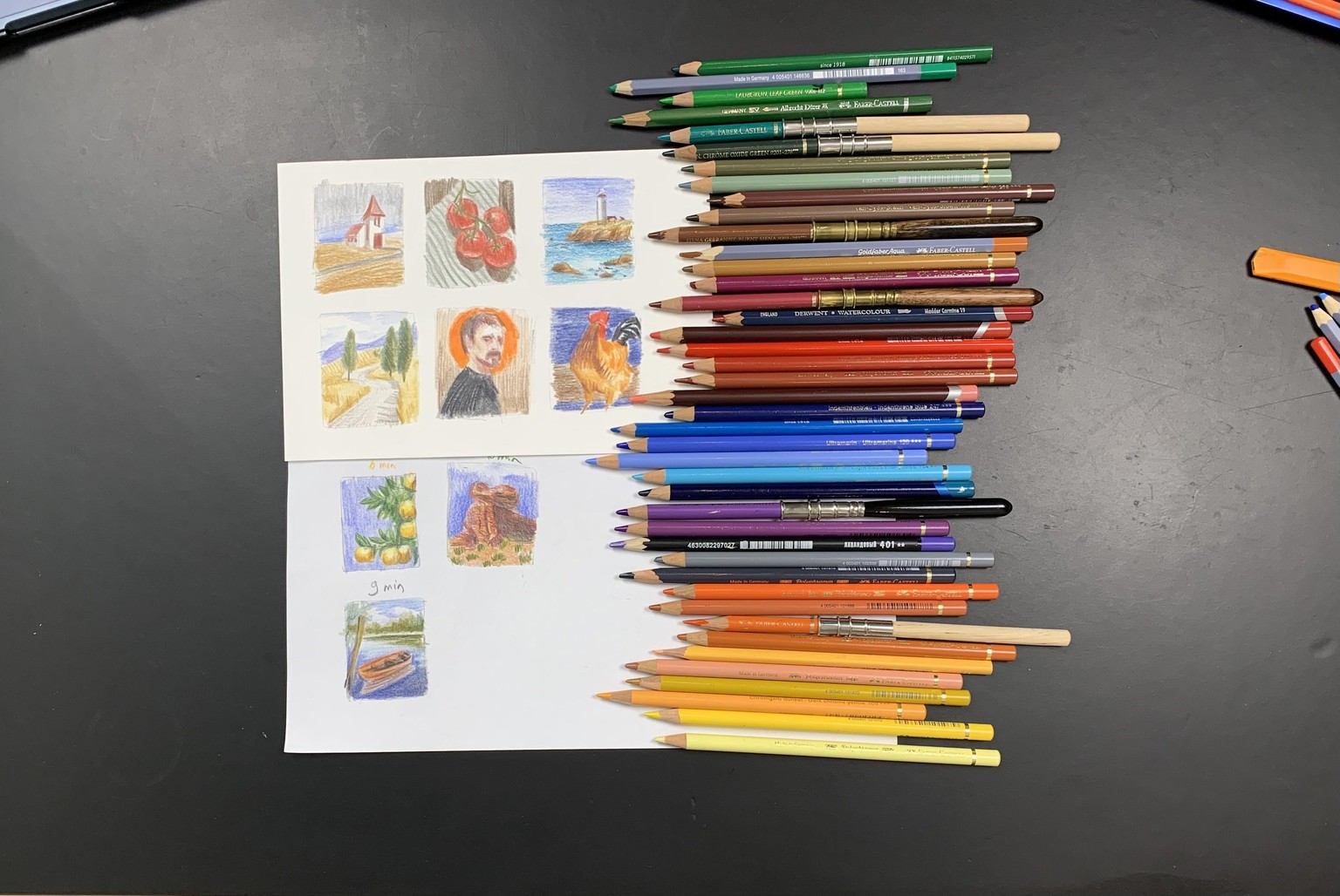 5 Minute Sketches in Colored Pencils - image 2 - student project
