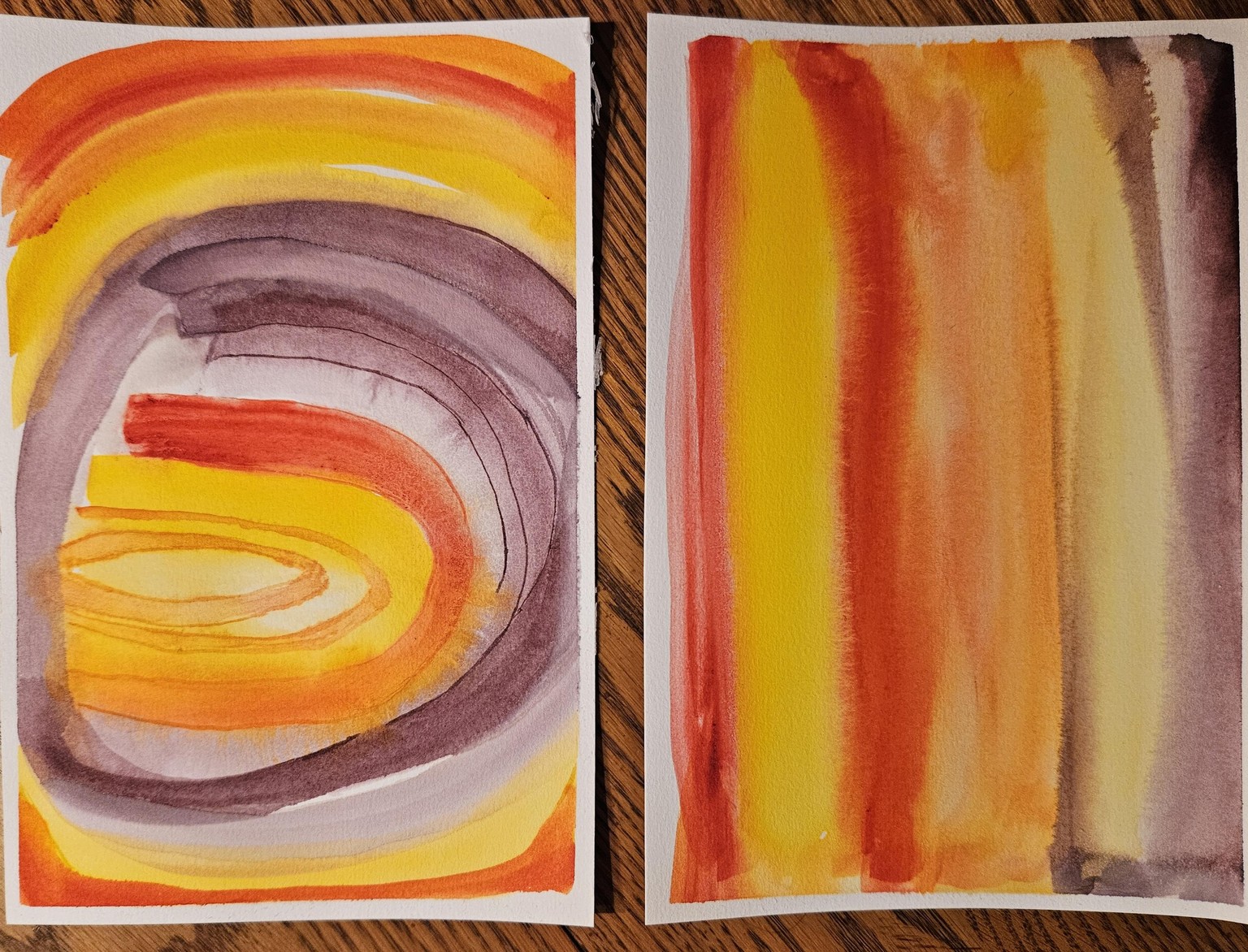 Sunset inspired G Okeefe - image 1 - student project