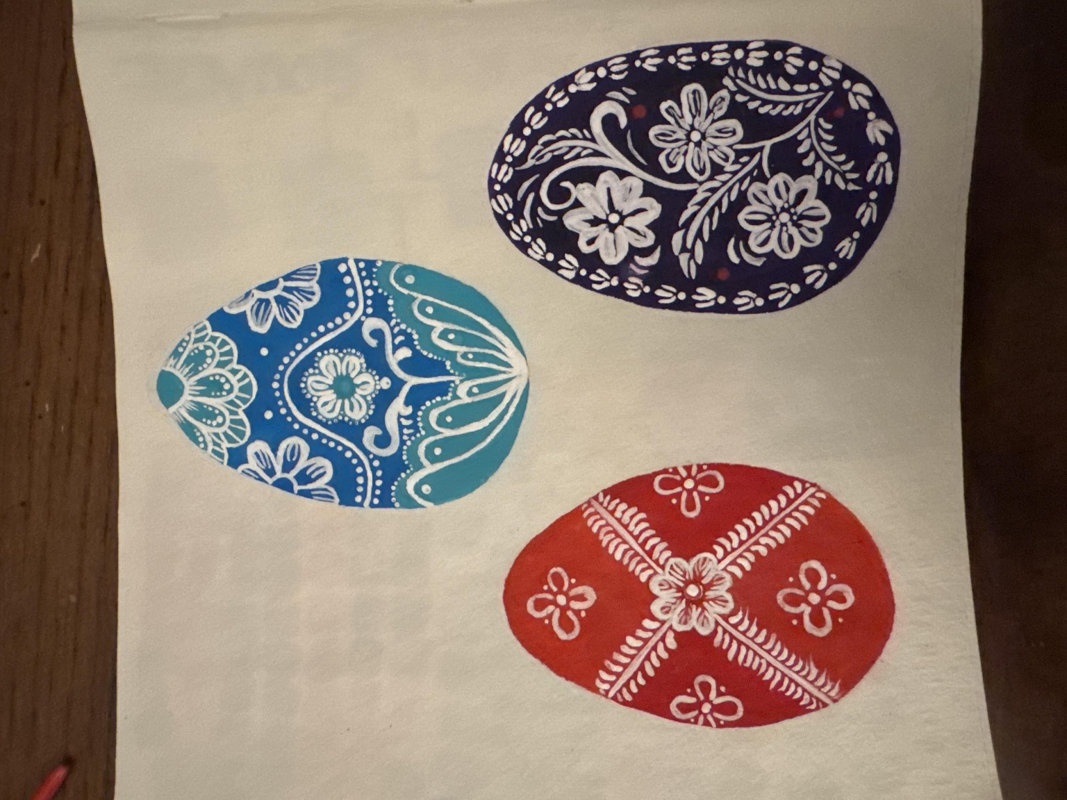 Ukrainian Petrykivka Eggs - image 1 - student project