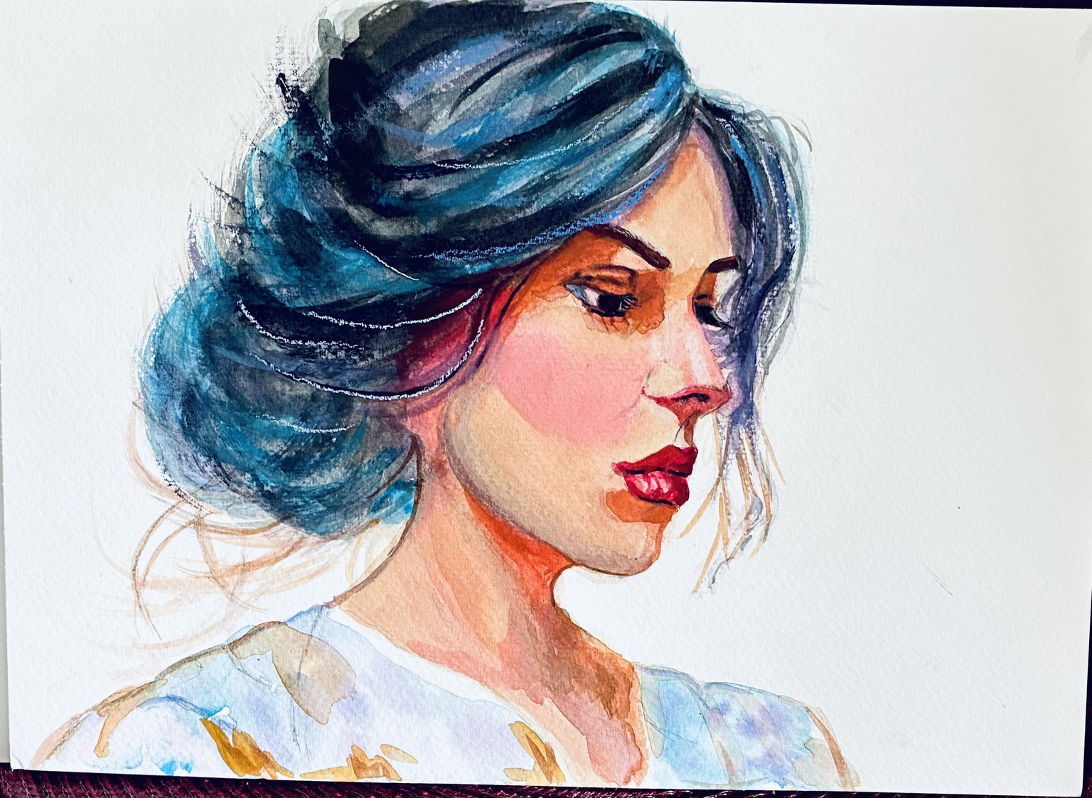 Expressive wc portrait - image 1 - student project