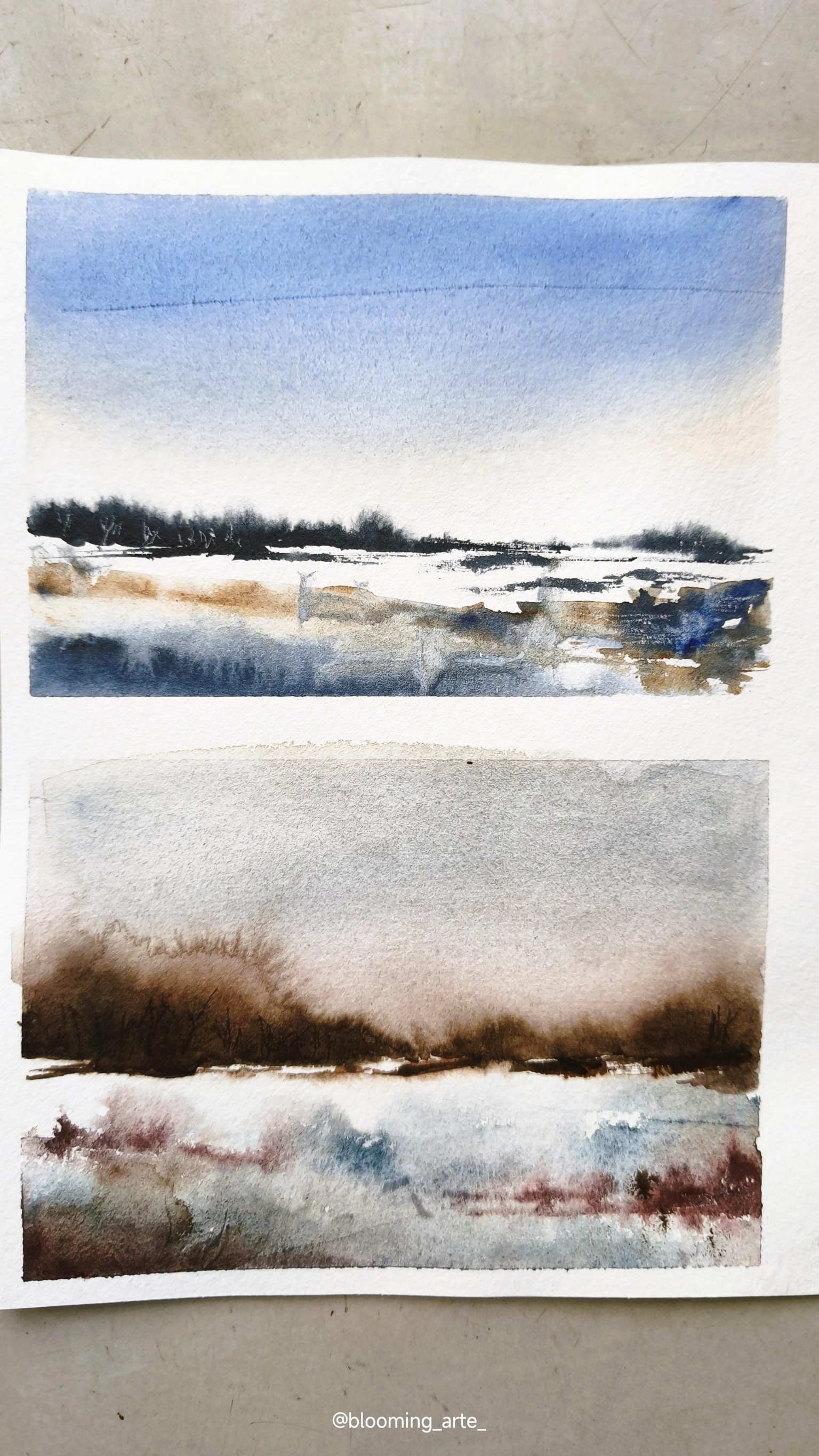 Loose & Minimalist Watercolour - image 2 - student project