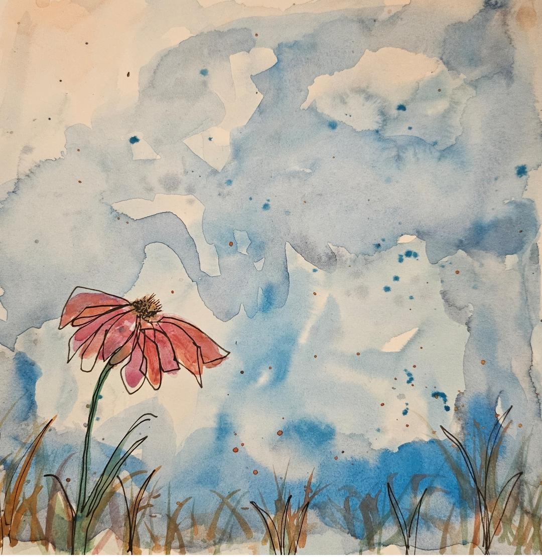 Lone Flower - image 1 - student project