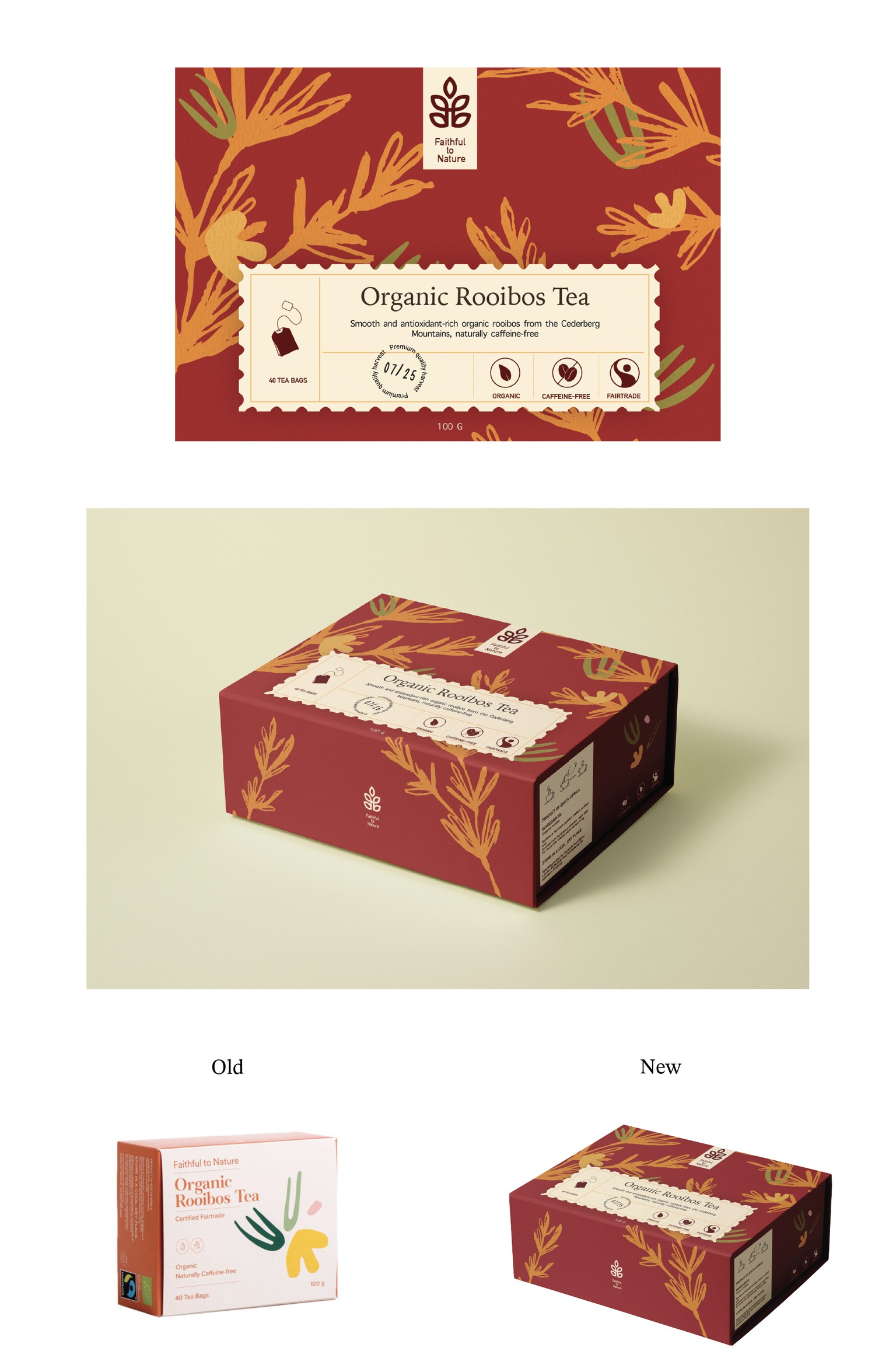Tea packaging for Faithful to Nature - image 1 - student project