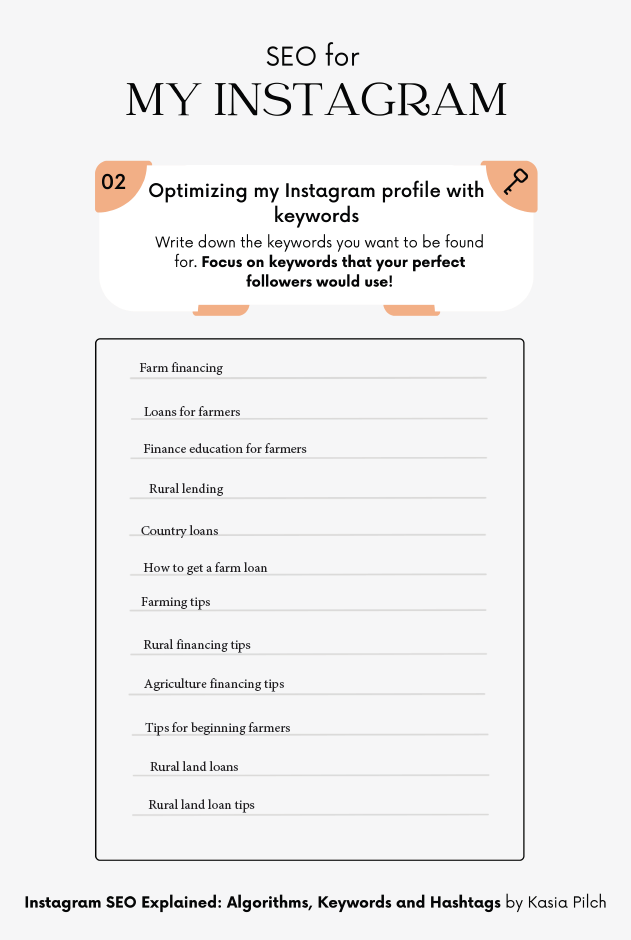 Workbook Instagram SEO - image 2 - student project