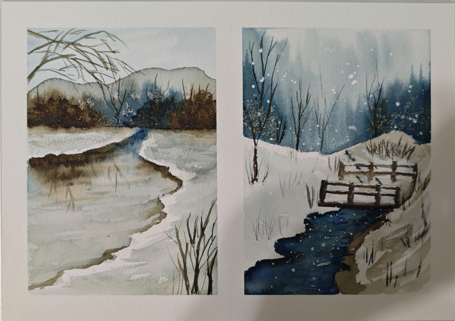 First Attempt on Water Colour Landscapes - image 1 - student project