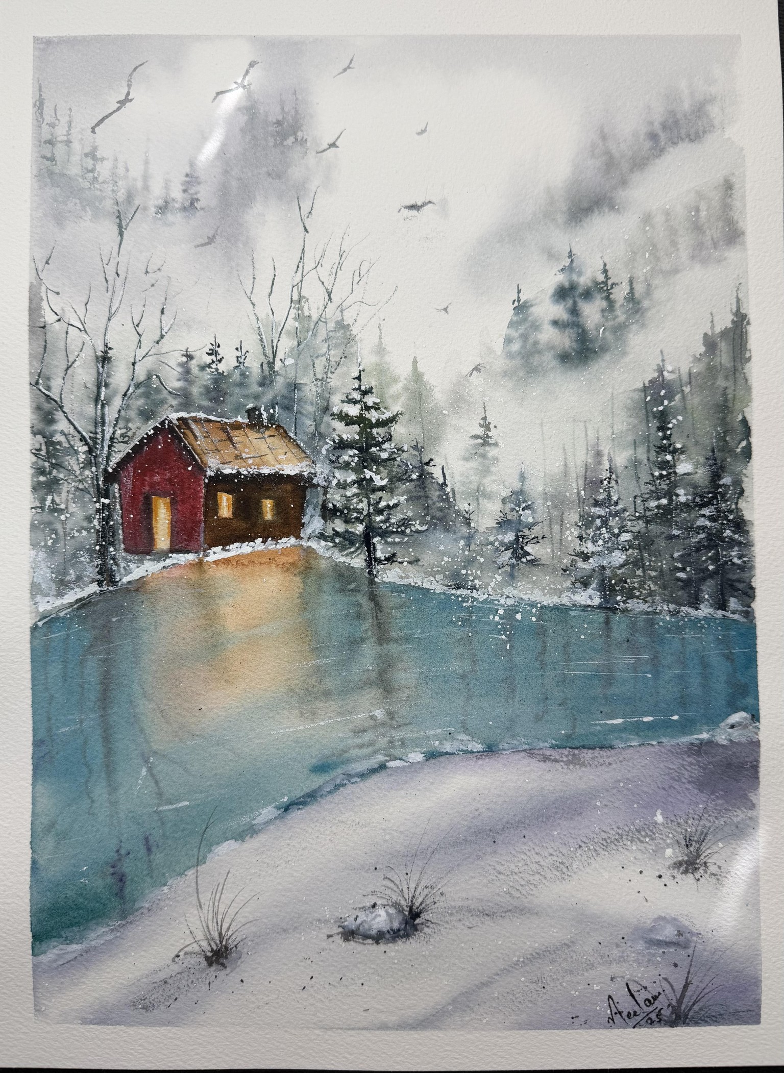 Meditative Watercolor - image 1 - student project