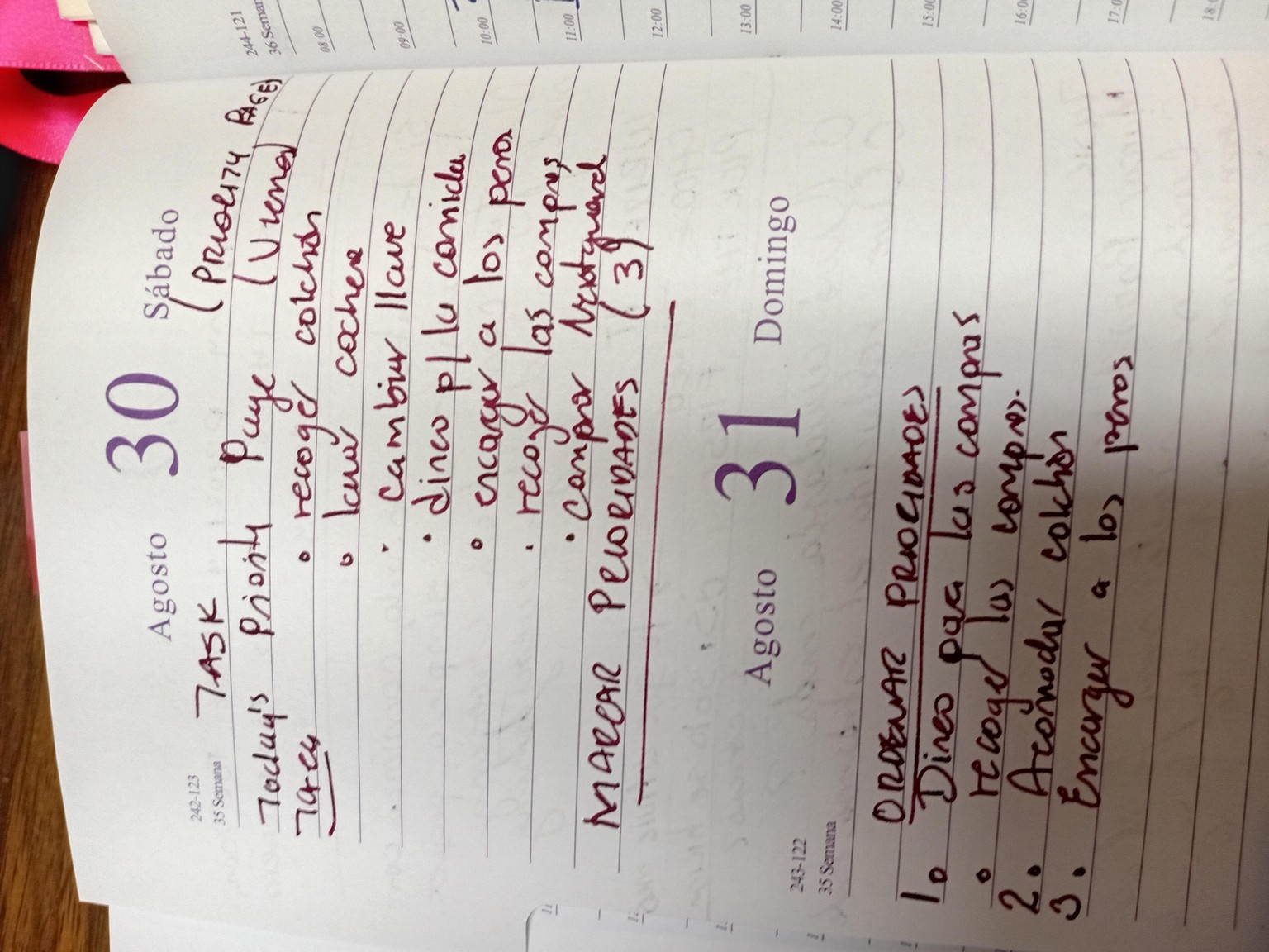 This is my prioritaria Page for todas, I chose three - image 1 - student project