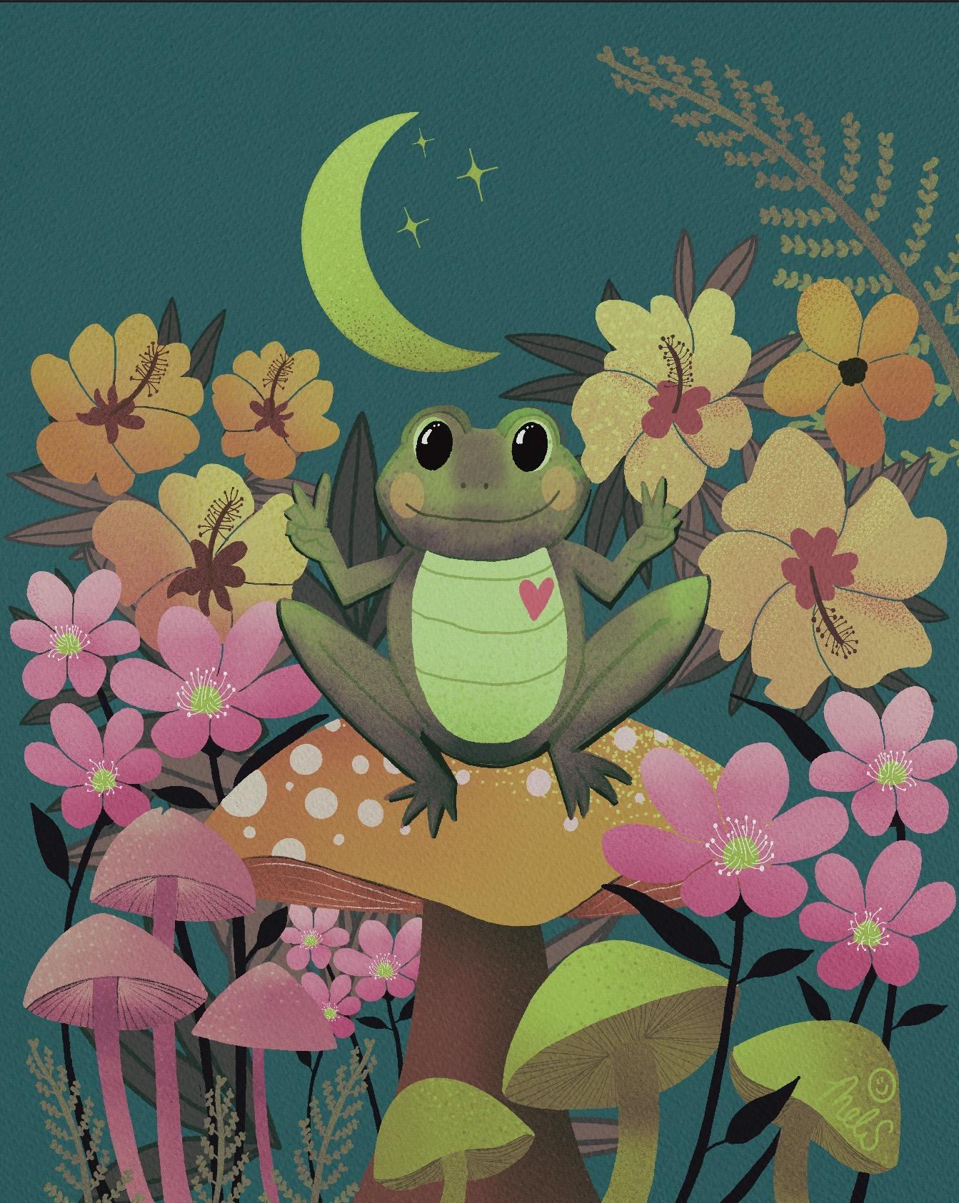 Blooms, Shrooms & Froggy - image 4 - student project