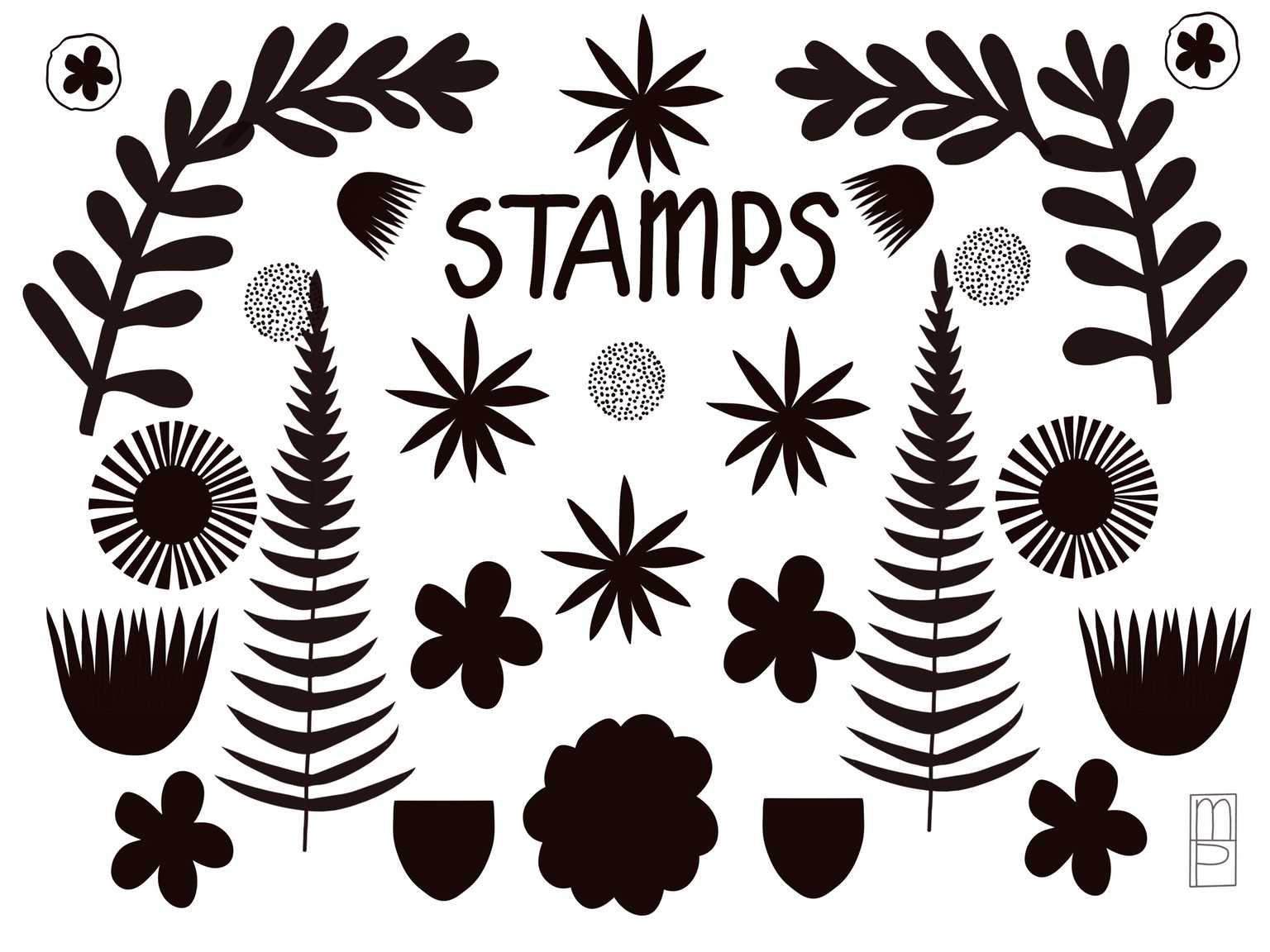 Plant stamps - image 6 - student project