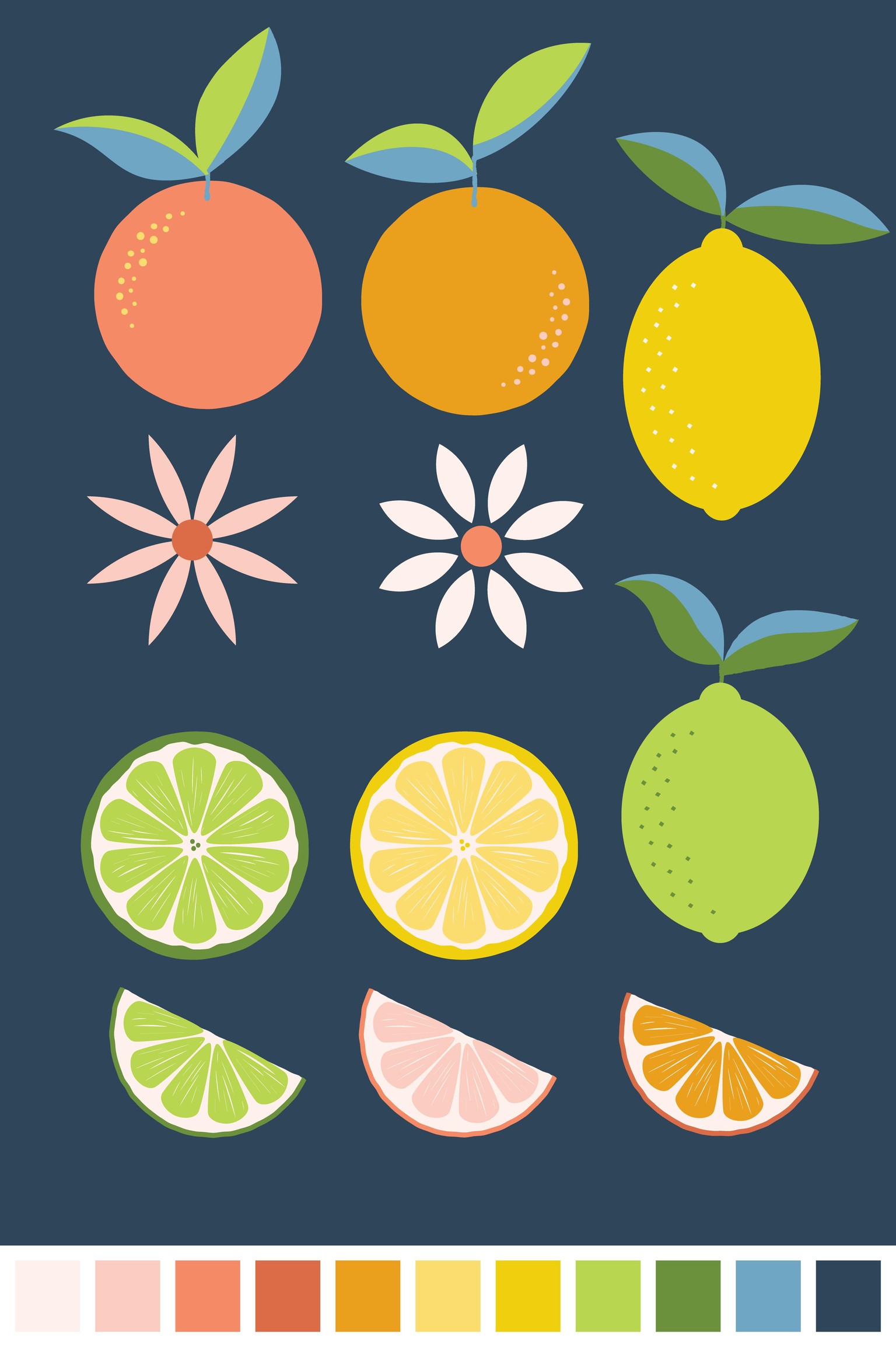 Citrus Pattern - image 4 - student project