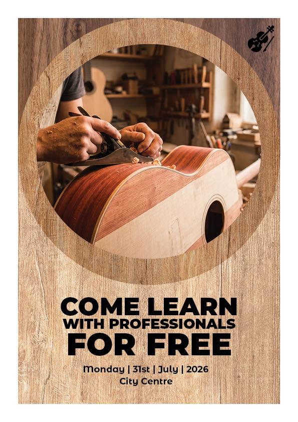 Violin Shop Flyer - image 1 - student project