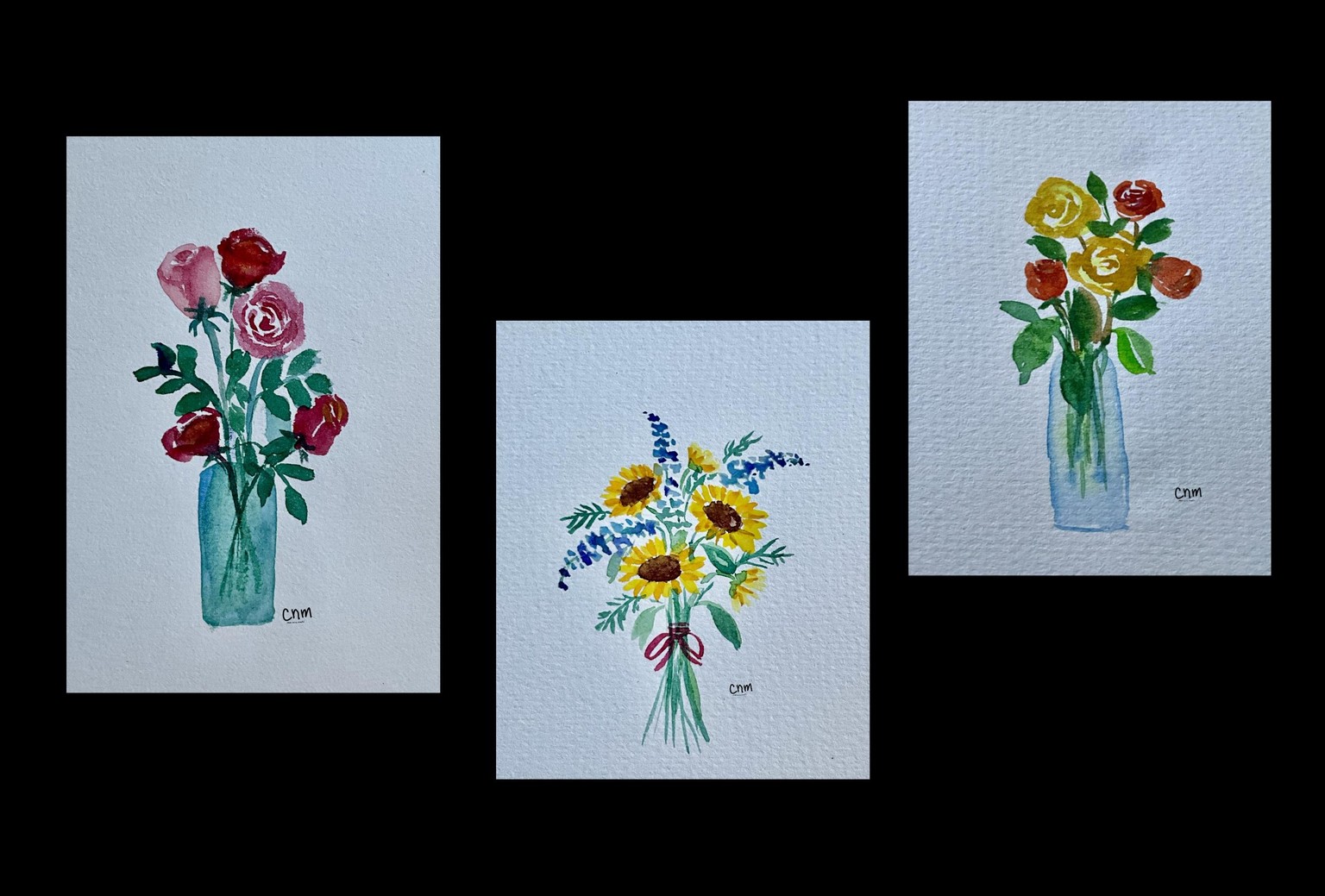 Mini flower arrangement - image 1 - student project