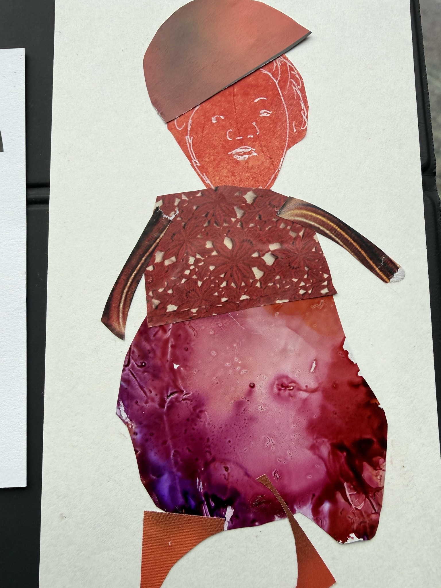 Colorful collaged characters - image 2 - student project