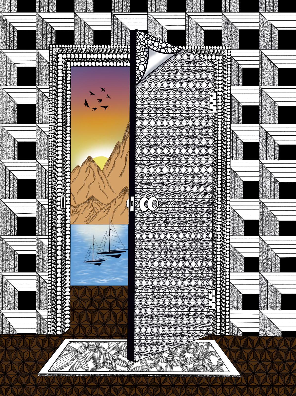 My black and white life with a little bit of color - image 1 - student project
