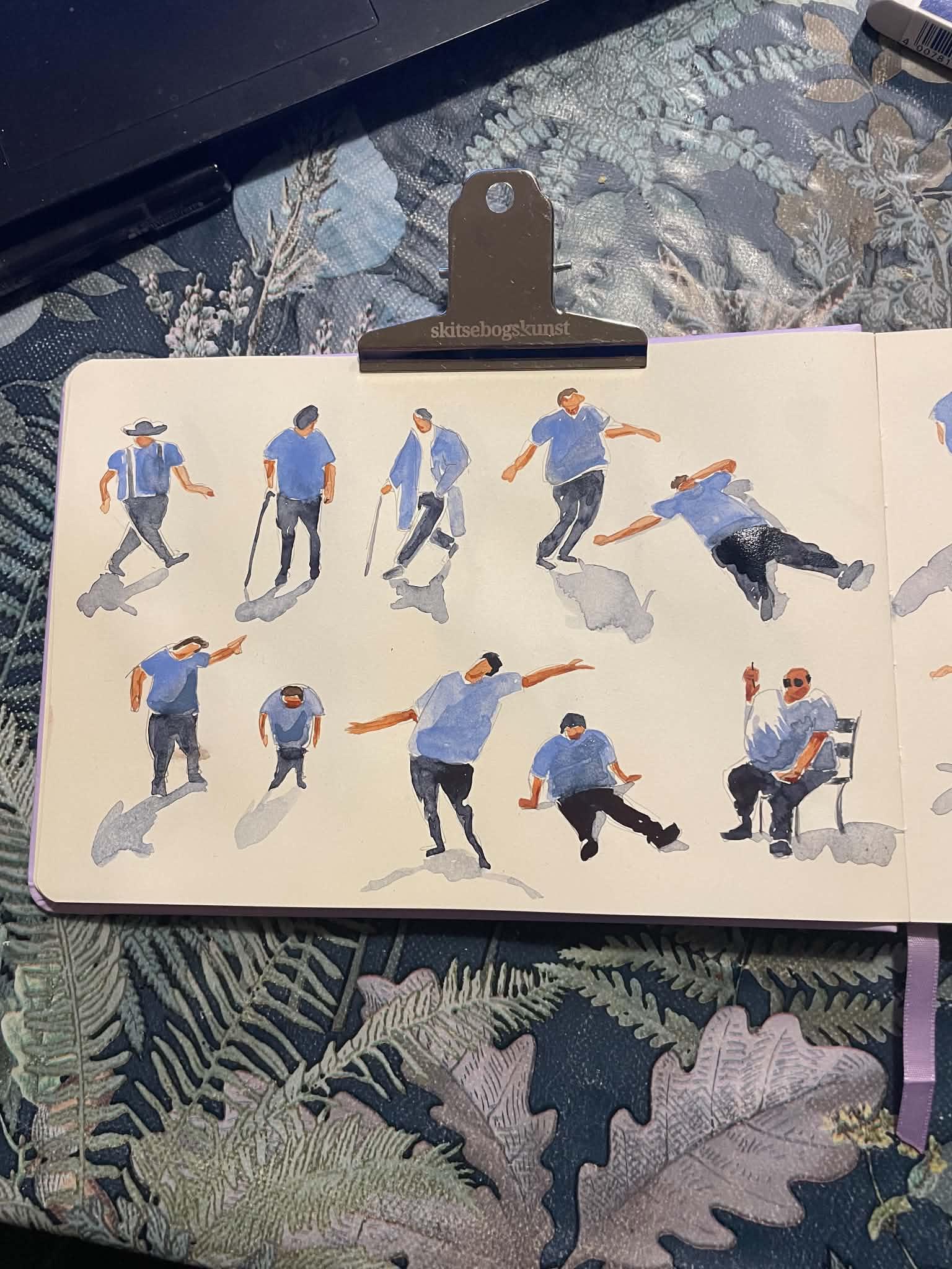 Fun with watercolor Figures - image 2 - student project