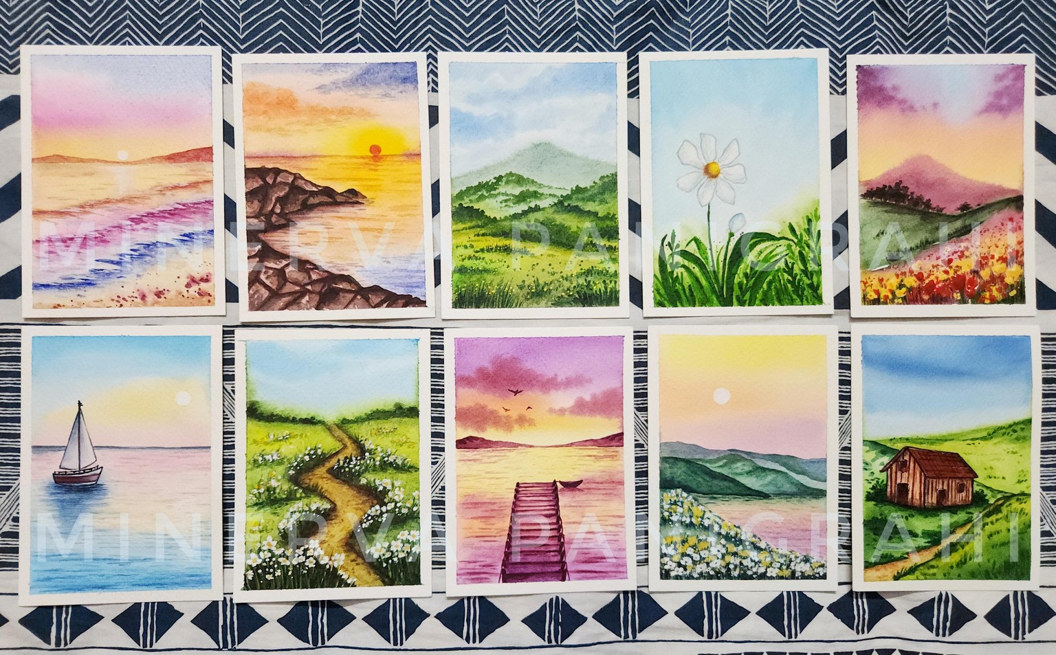 30 Days of Nature in Watercolor - image 2 - student project