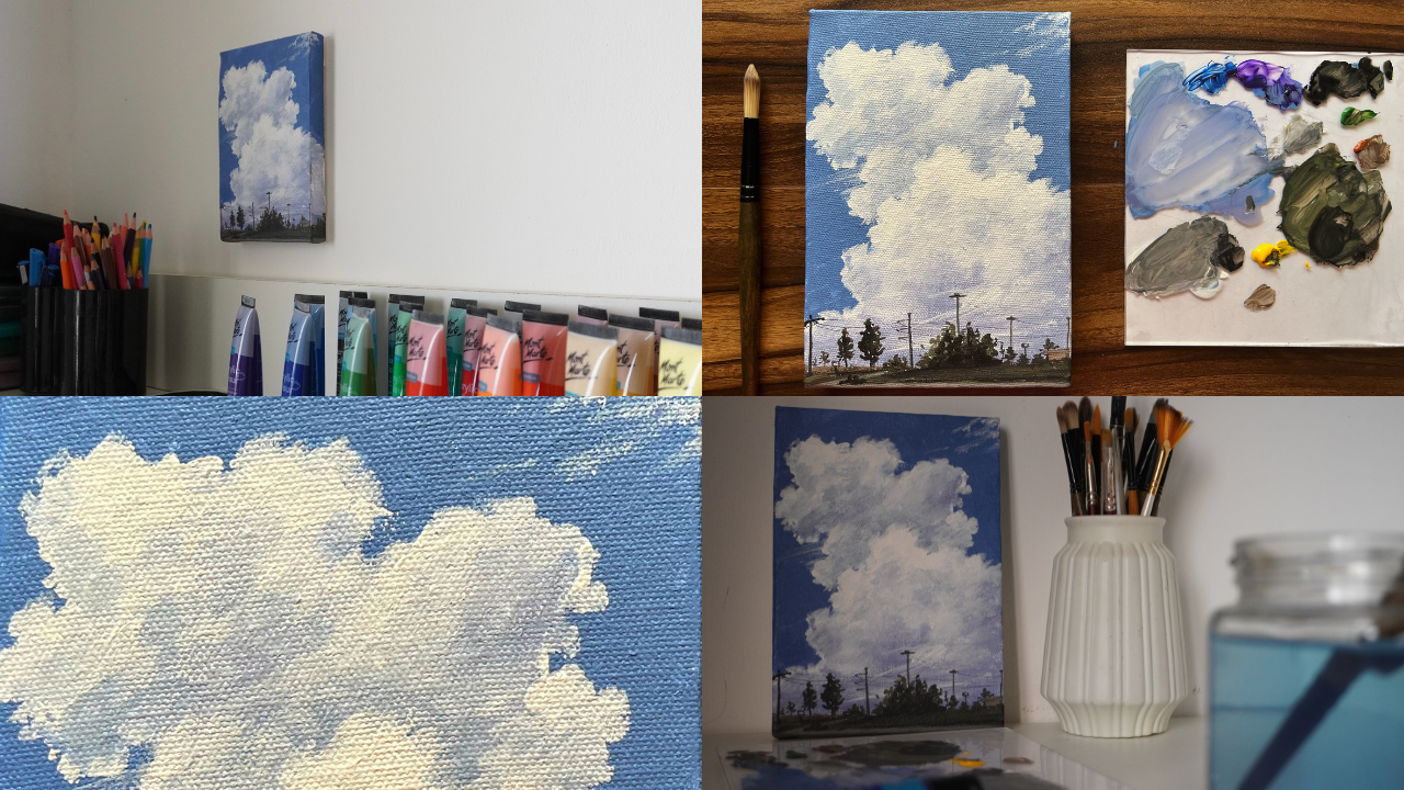 Canvas Painting as DIY Home Decor - image 1 - student project