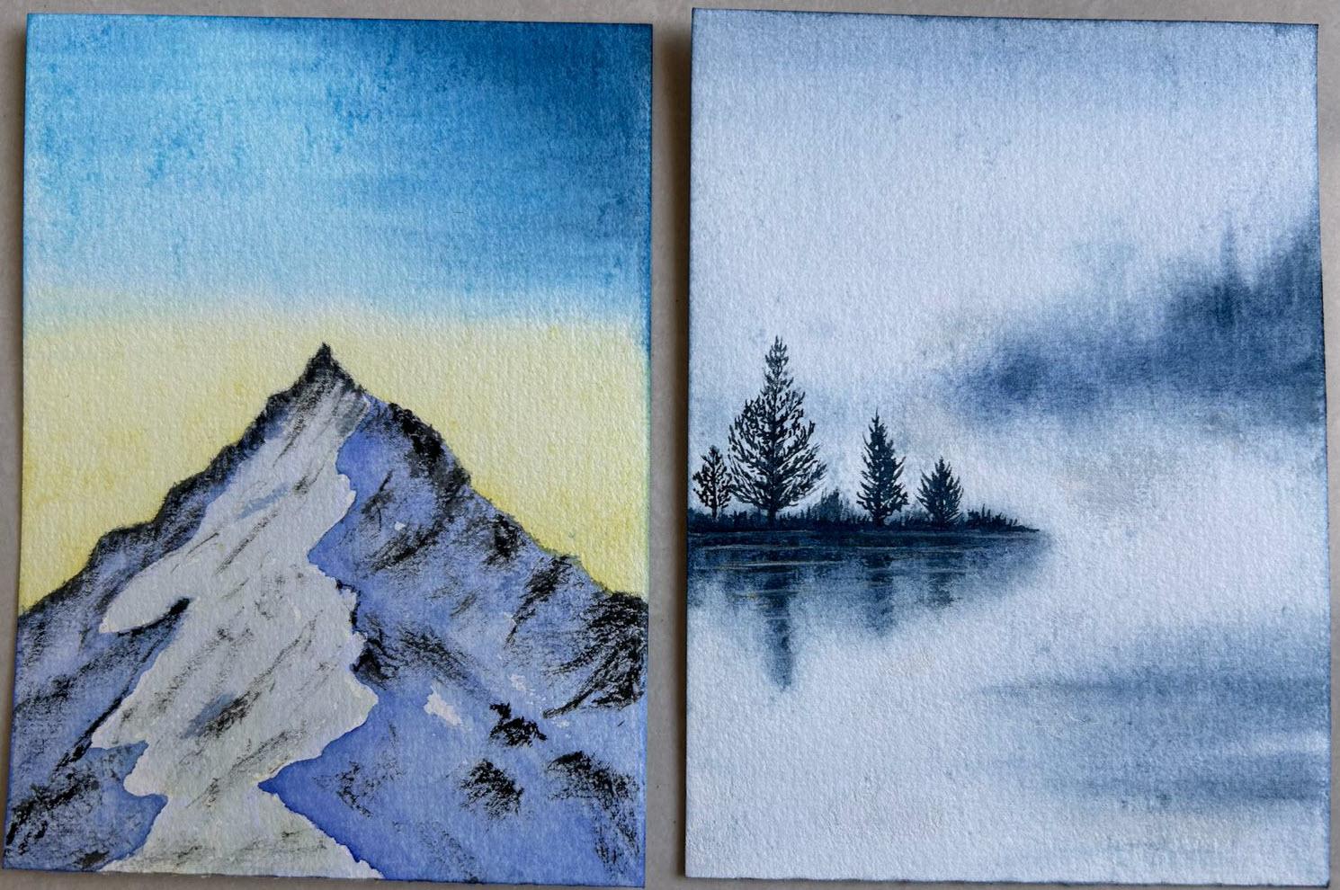 30 days of unwinding with watercolor challenge - image 3 - student project