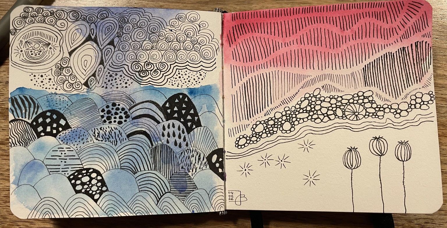 Relaxing doodles - image 1 - student project