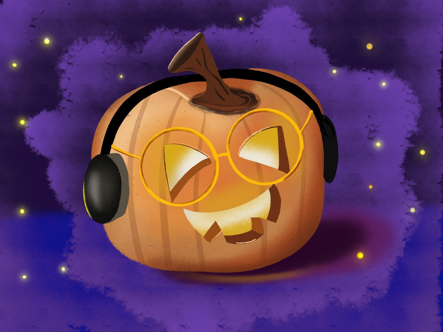 Halloween pumpkin 🎃  “Thanks @theartmother for such a super cool class!  Totally enjoyed it! - image 1 - student project