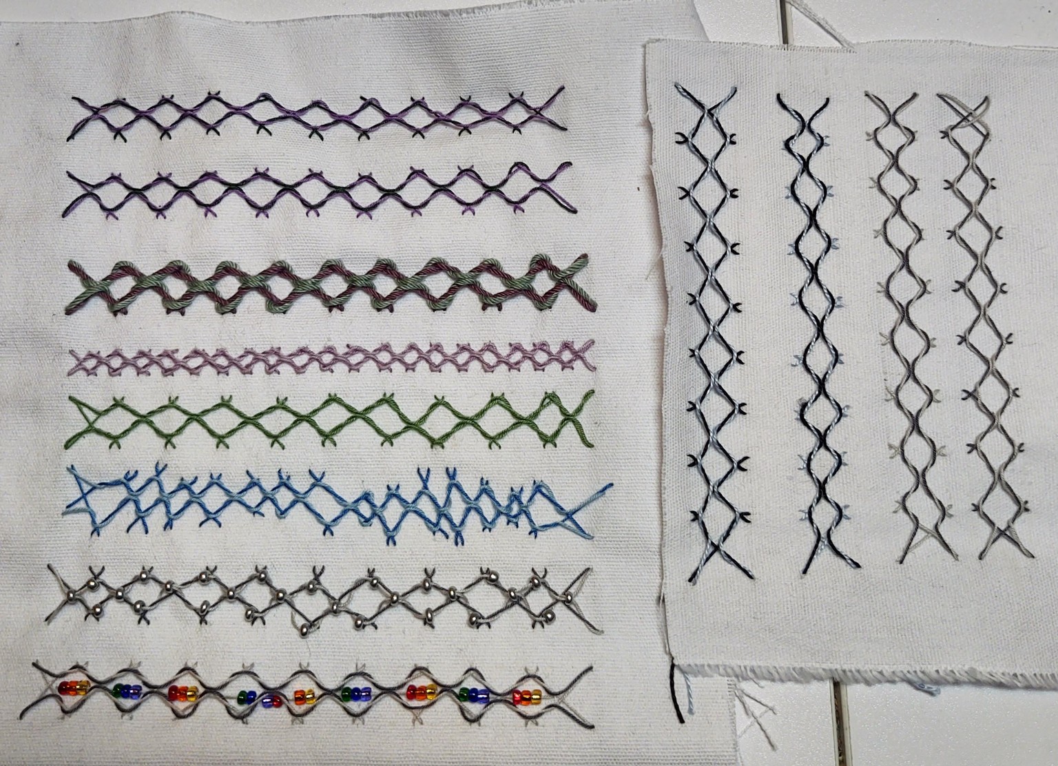 Lattice Stitch Samples - image 1 - student project