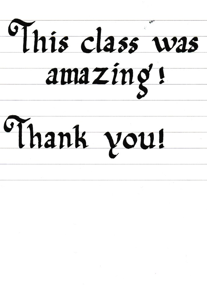 Amazing Class! - image 1 - student project