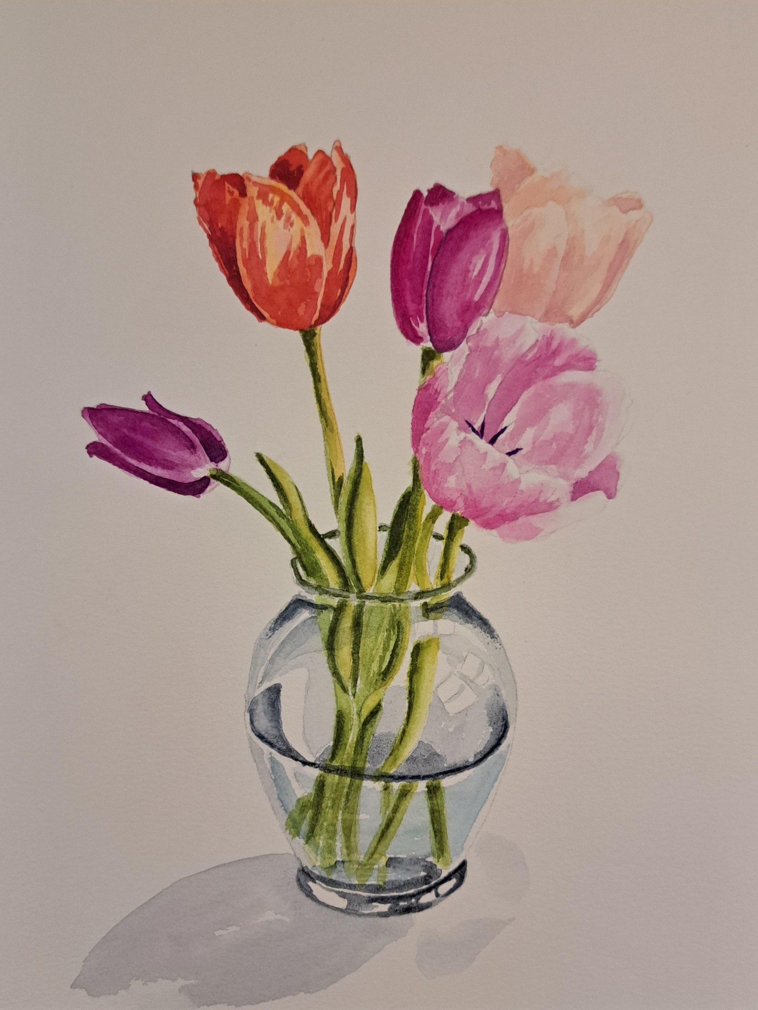 Vase of Tulips - image 1 - student project
