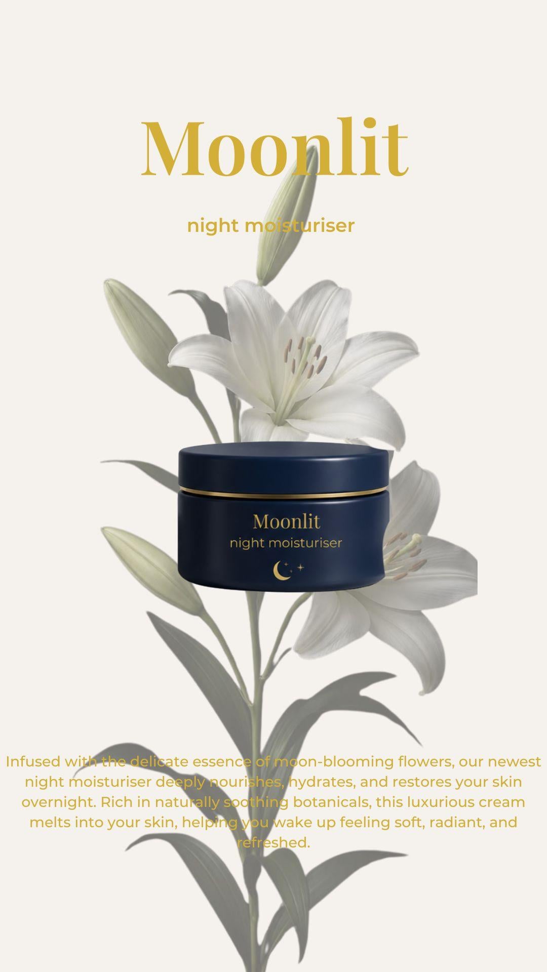 Moonlit; night moisturiser - image 2 - student project