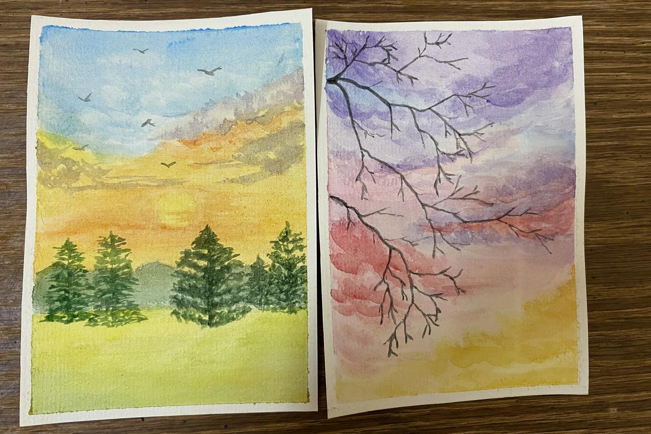 Shalika Gupta - 15 Days of Easy Watercolor Landscapes - image 5 - student project